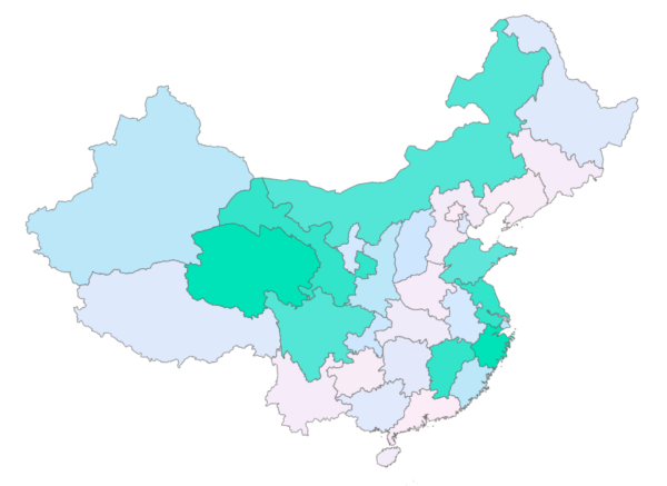 China Shape Map for Power BI 适用于Power BI的中国形状地图