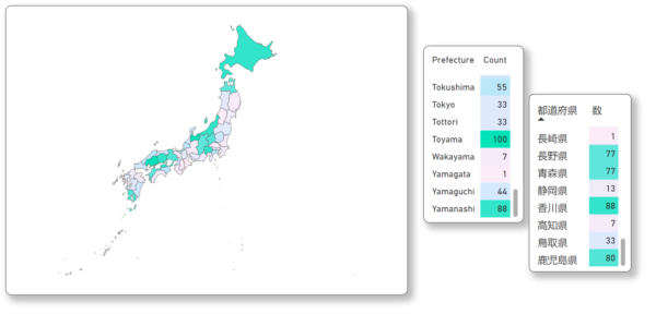 Japan Shape Map for Power BI Power BI用の日本シェイプマップ