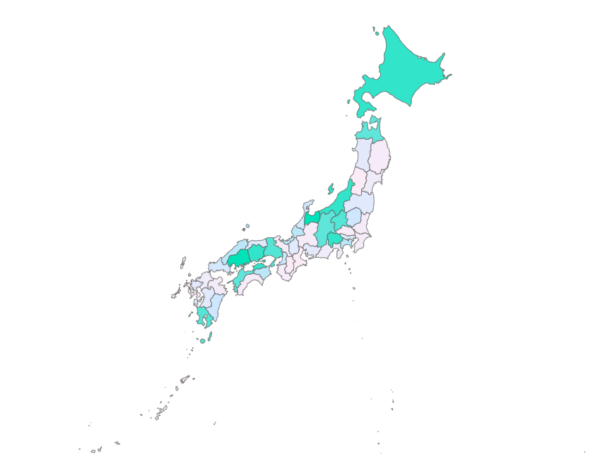 Japan Shape Map for Power BI Power BI用の日本シェイプマップ